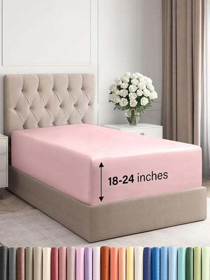 Extra Deep Twin Fitted Sheet by CGKUnlimited