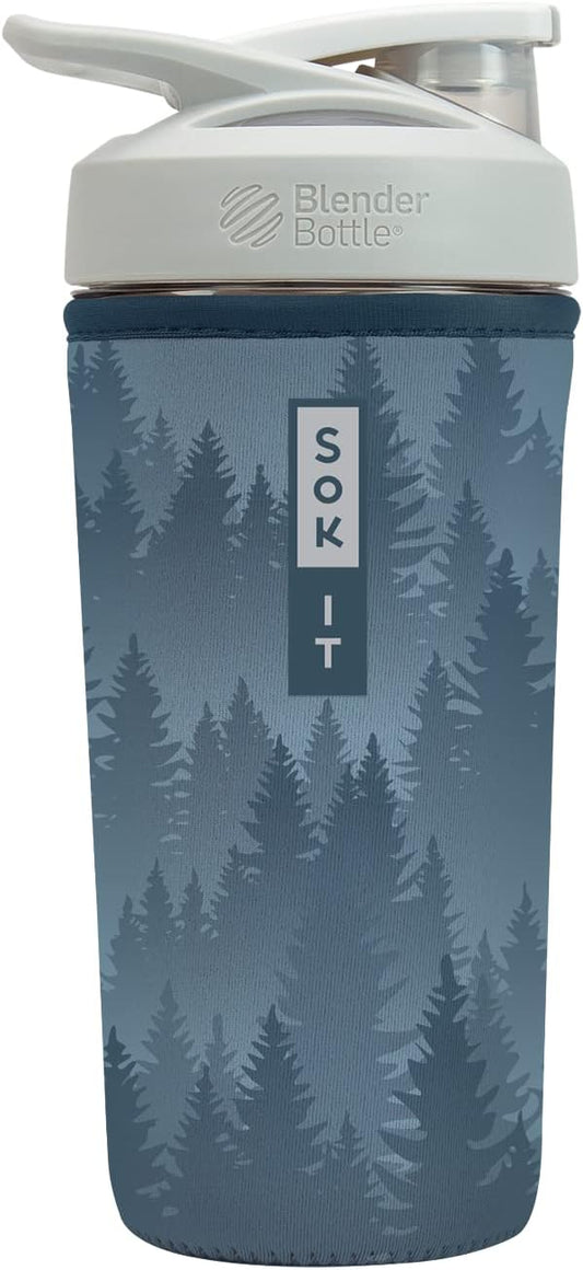 Sok It BotlSok Protein Blender Shaker Bottle Sleeve Insulated Neoprene Cover by SokIt
