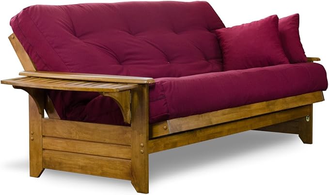 Nirvana Futons Brentwood Tray Arm Futon Sofabed Set - Image 5