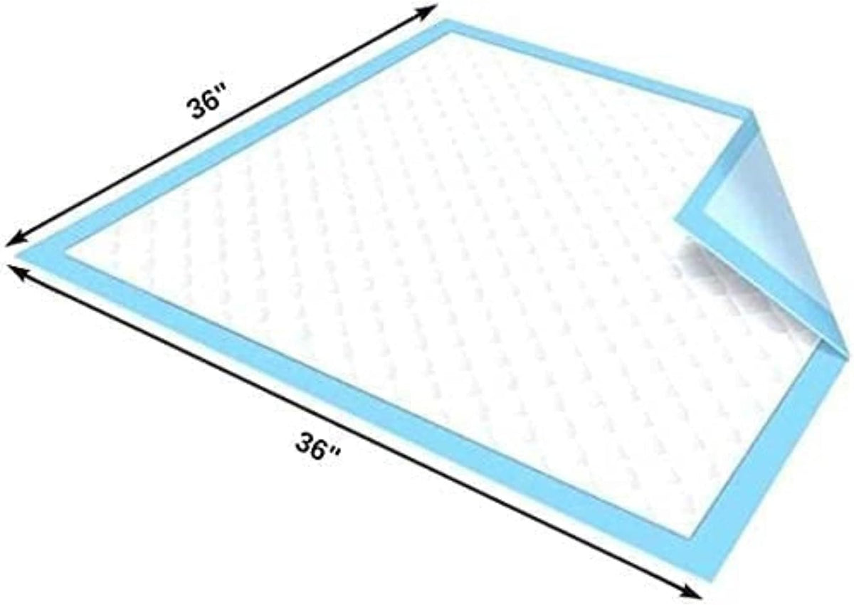 nurture heavy duty ultra absorbent bed pads chux, front angle view