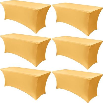 Obstal 6 Pack Spandex Stretch Table Covers by Obstal