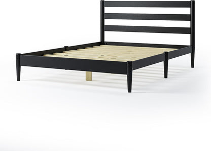 camaflexi mid-century modern platform bed/solid wood/slat headboard/mattress foundation, package contents