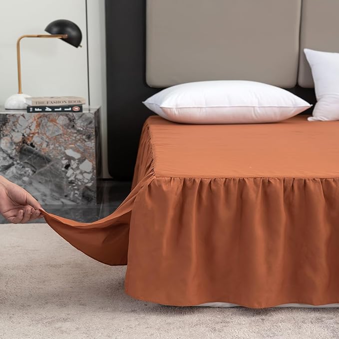 Bed Skirt Queen Size Ruffled Bed Skirt - Image 2