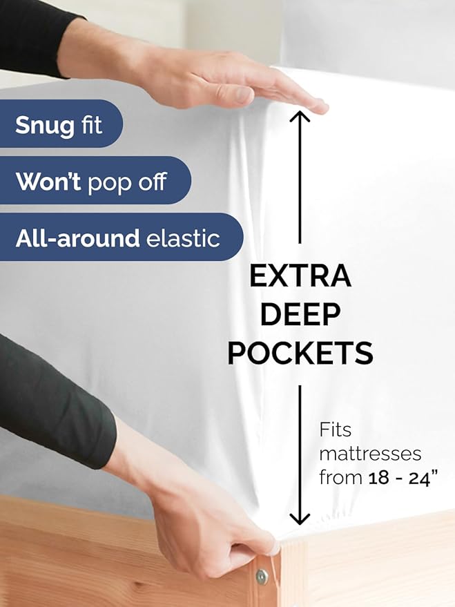 Extra Deep Twin XL Fitted Sheet - Image 2