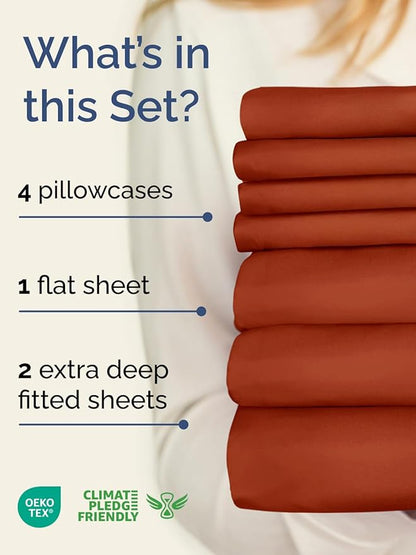 Extra Deep Split King Sheet Set - Image 2