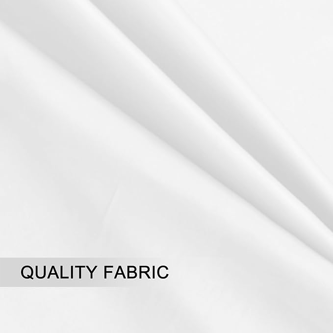 2 Panels Festive White Window Valances Curtain Valances - Image 6
