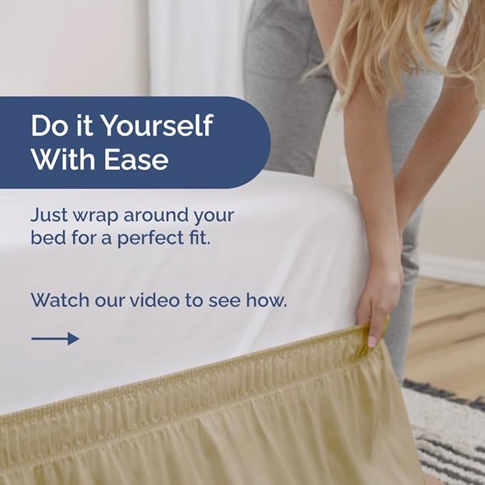 Wrap Around Dust Ruffle Bed Skirt - Image 3