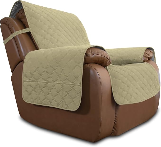 Easy-Going Sofa Slipcover Waterproof Oversized Recliner Chair Cover Non-Slip by Easy-Going