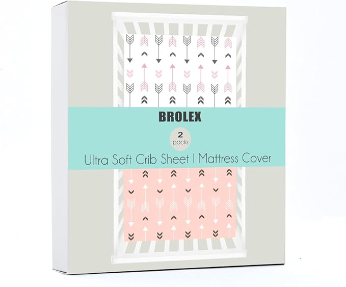 BROLEX Baby Fitted Crib Sheets: Kid Crib Sheets - Image 2