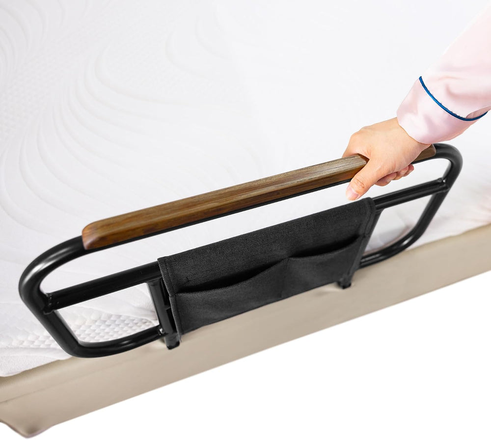 Bed Rail for Adjustable Bed for Elderly, Screw Into Wood Board 1 pc