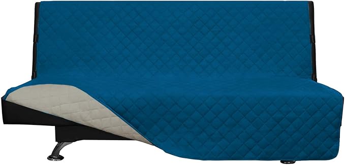 Easy-Going Futon Sofa Slipcover Reversible Sofa Cover Armless Futon Cover by Easy-Going
