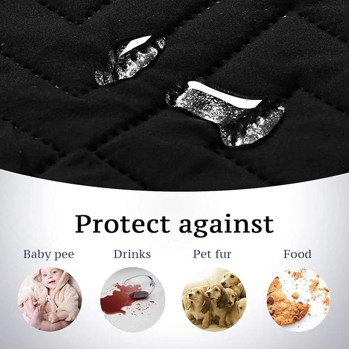 H.VERSAILTEX Futon Cover Reversible Sofa Slipcover Furniture Protector Water - Image 3