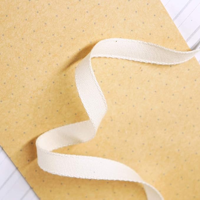 CT CRAFT LLC Ivory Cotton Ribbon 3/8" x 10 Yards - Image 6