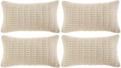 fancy homi 4 packs decorative throw pillow covers, main product view