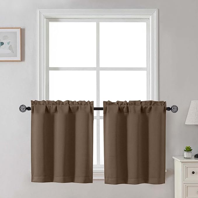Gwine 24 Inch Long Tier Curtains by Gwine