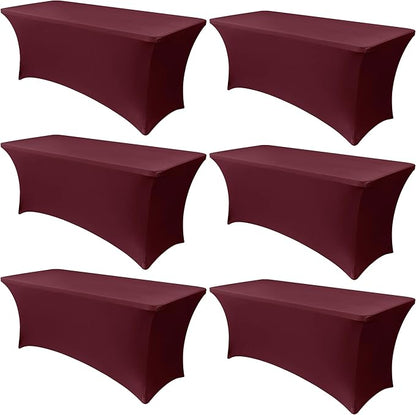 Obstal 6 Pack Stretch Spandex Table Covers by Obstal