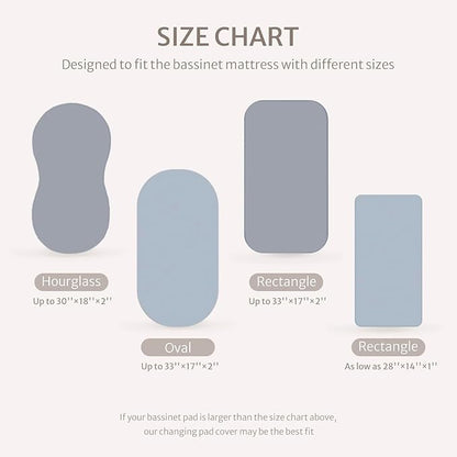 Blissful Diary Muslin Bassinet Sheets - Image 7