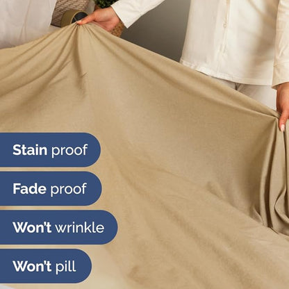 Split Head King Sheet Set – 4 Piece Flex Split Top King Sheets - Image 7