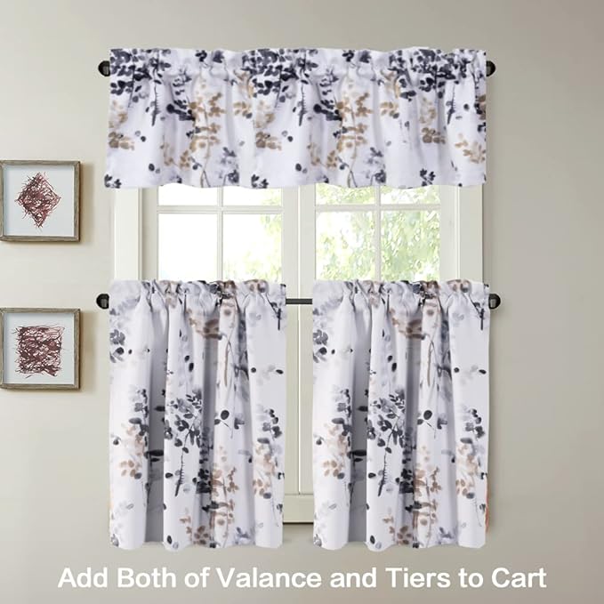 H.VERSAILTEX Valance for Kitchen Windows/Bathroom/Living Room/Bedroom Blackout - Image 6