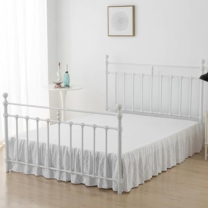 Bed Skirt Queen Size Ruffled Bed Skirt - Image 5