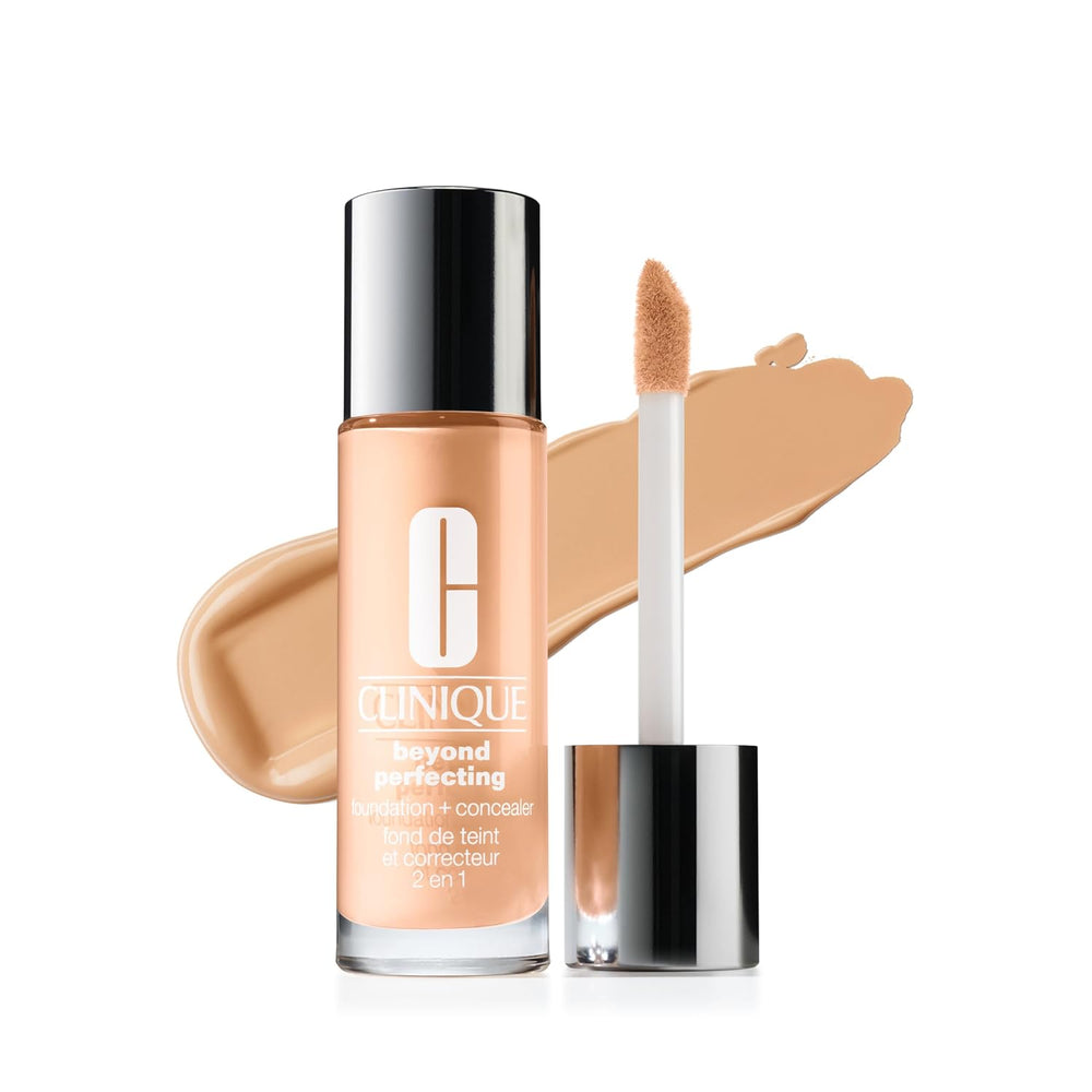 Clinique Beyond Perfecting Lightweight Liquid Foundation + Concealer For Dry ...