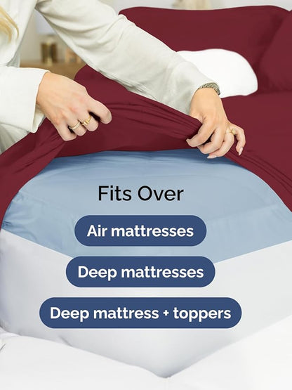 Extra Deep Pocket Queen Sheet Set - Image 6