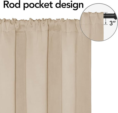 Easy-Going Rod Pocket Blackout Curtains - Image 2