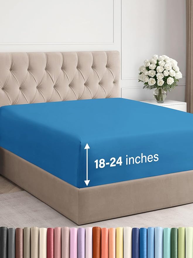 Extra Deep King Fitted Sheet by CGKUnlimited