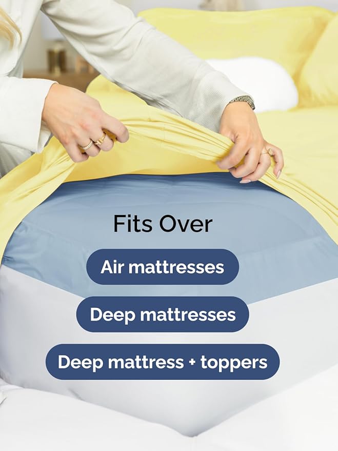 Extra Deep Full Fitted Sheet - Image 6