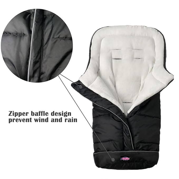 Weather Proof Oudtoor Walking Universal Stroller Bunting Bag - Image 8