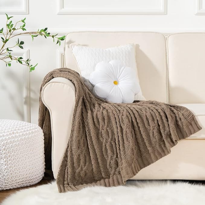 Battilo Camel Tan Throw Blanket - Image 8