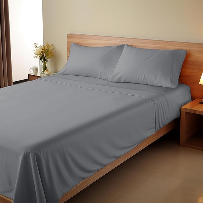 SPRINGSPIRIT Twin XL Sheet Sets, 4 Piece Bed Sheets Set Deep Pockets, Super - Image 7