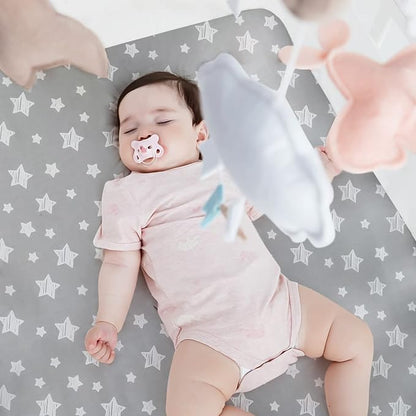 Crib Sheets for Boys or Girls 4 Pack, Fitted Crib Sheet for Standard Size Crib - Image 2