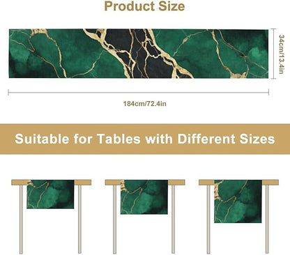 Marble Table Runner, 13x36 Inch - Image 3
