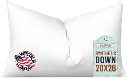 Pillowflex Synthetic Down Pillow Insert by Pillowflex