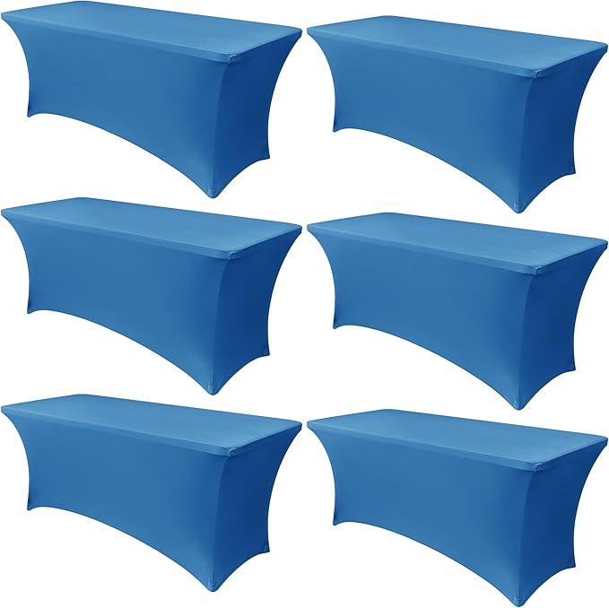 Obstal 6 Pack Stretch Spandex Table Covers by Obstal
