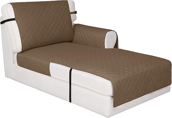Easy-Going Reversible Chaise Lounge Couch Cover Water Resistant Sofa Cover by Easy-Going