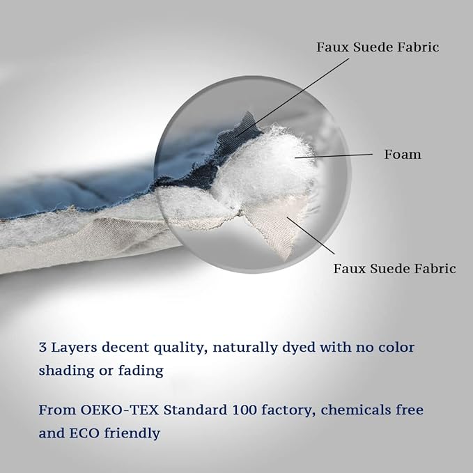 H.VERSAILTEX Reversible Futon Cover Water Repellent Armless Sofa Slipcover - Image 5
