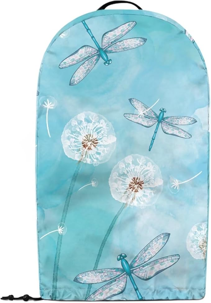 Blue Dandelion Flower Drawstring Blender Dust Cover - Image 2