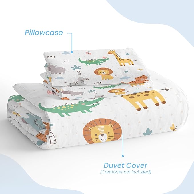 SANDJEST Animal Duvet Cover Sets Full Size - Image 4