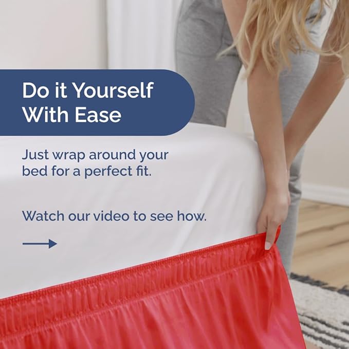 Wrap Around Dust Ruffle Bed Skirt - Image 3