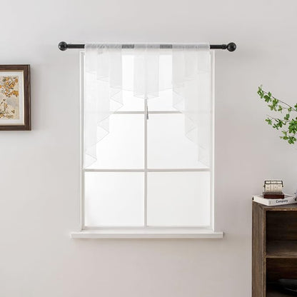 PearAge Swag Sheer Valance Curtains - Image 7