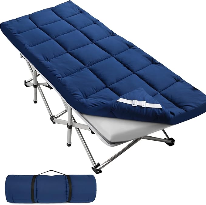 Cot Mattress Topper, Foam Quilted Pads - Image 7