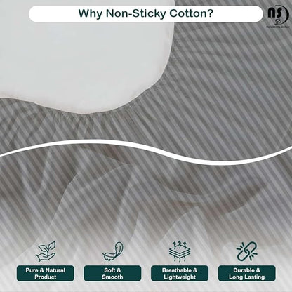 NON Sticky cotton Queen Size Sleeper Sofa Sheets, 4 Piece Egyptian Cotton Bed - Image 4