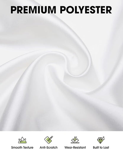 Pureegg Rectangle Table Cloth 60" x 102" – 8 Packs, Durable Polyester - Image 2