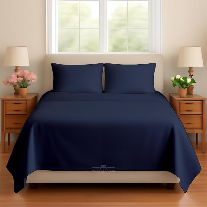 Sleeper Sofa 4 Piece Bed Sheet Set Premium Quality 100% Cotton 500 Thread Count by Yarns+of+Cotton