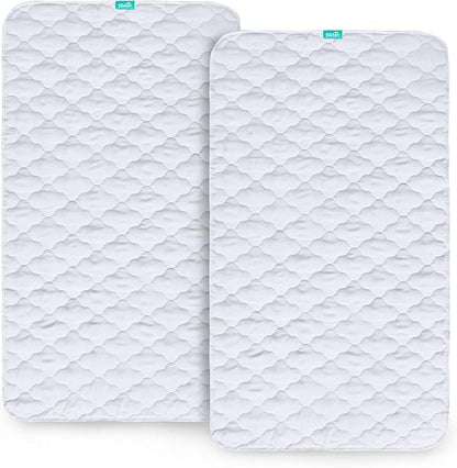 Waterproof Crib Mattress Protector Pad Cover 2 Pack 28" x 52", Anti Slip & - Image 2