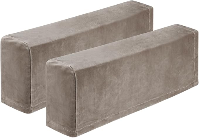 uxcell 2Pcs Stretch Armrest Covers, Polyester Soft Armchair Slipcovers Couch by uxcell