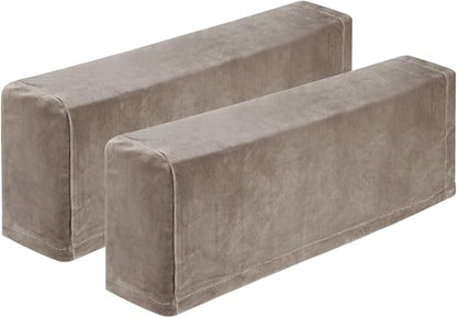 uxcell 2Pcs Stretch Armrest Covers, Polyester Soft Armchair Slipcovers Couch by uxcell