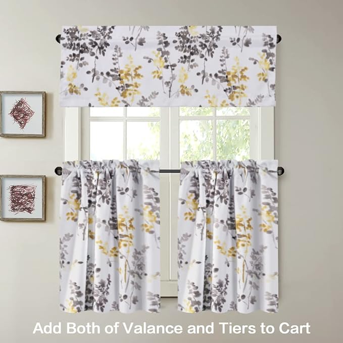 H.VERSAILTEX Valance for Kitchen Windows/Bathroom/Living Room/Bedroom Blackout - Image 6